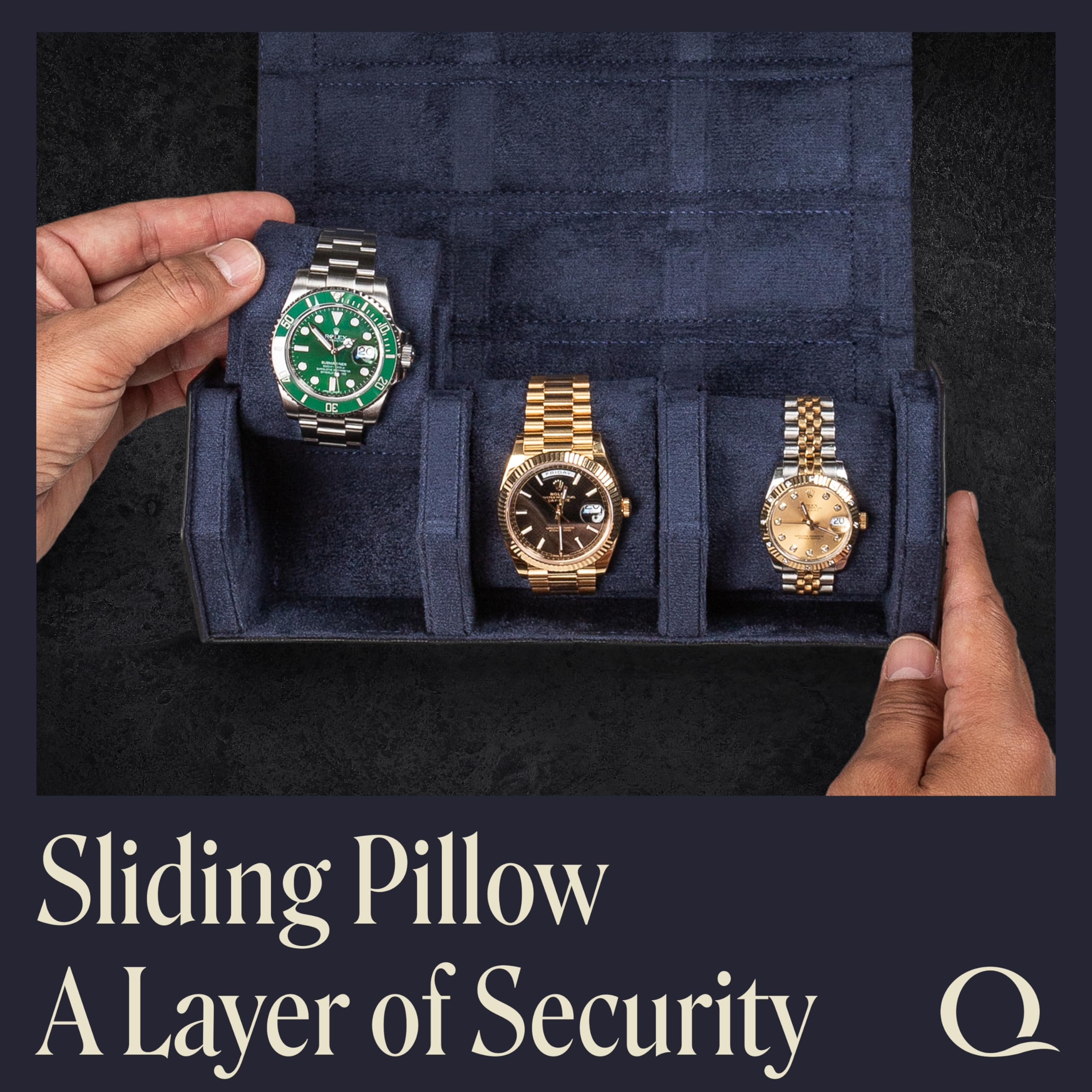 ÉTUI 3 MONTRES - HEXAGONAL SwissTimeReserve