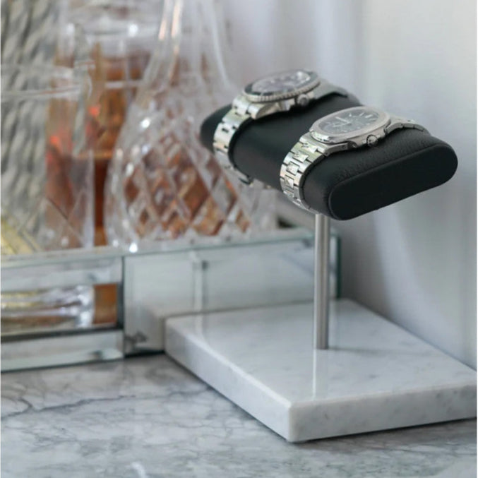 PRÉSENTOIR MONTRES - MARBRE BLANC