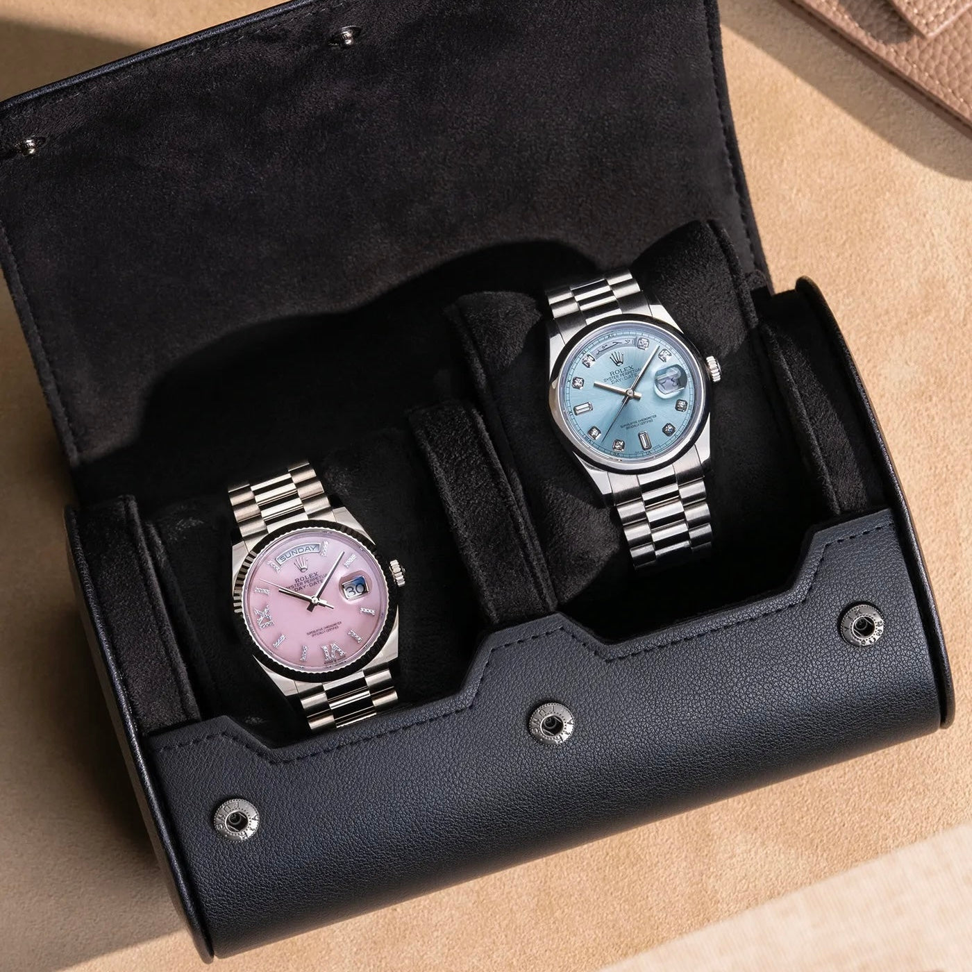 BOITE À MONTRES - ÉTUI 2 MONTRES